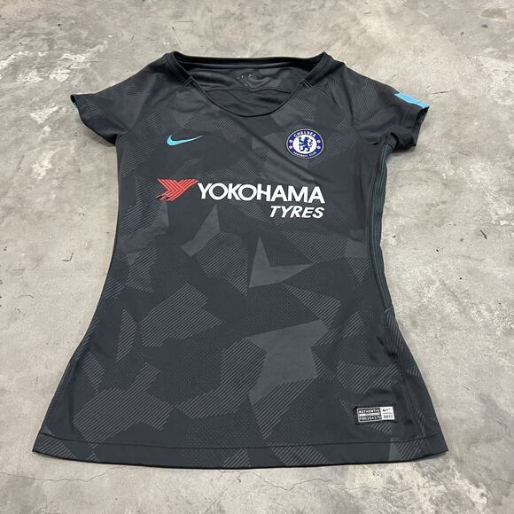 CHELSEA 2017/2018 THIRD FOOTBALL SHIRT NIKE SOCCER JERSEY SIZE SMALL YOUTH Girls - Picture 1 of 8